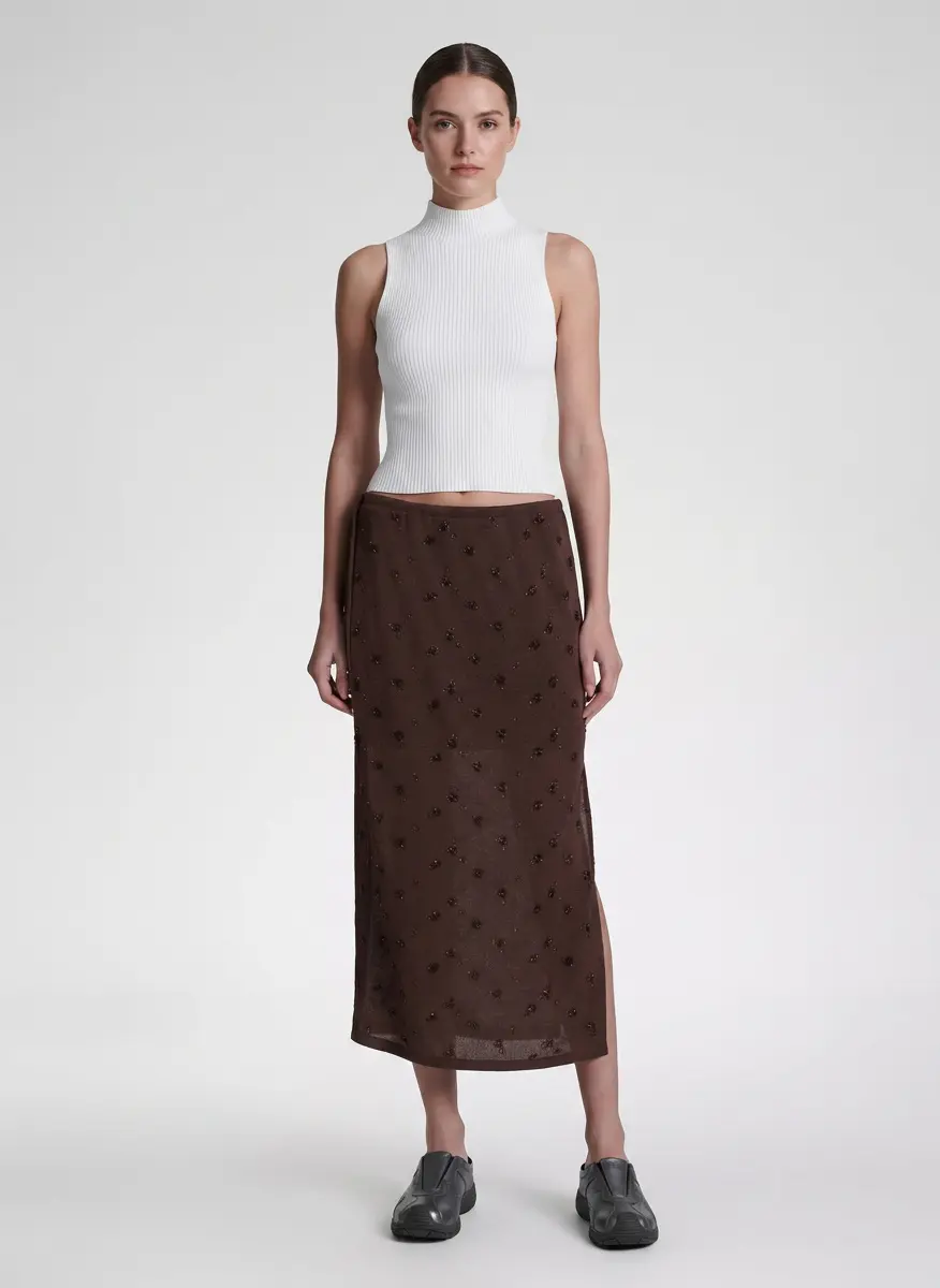 Feminine Textural Contrast