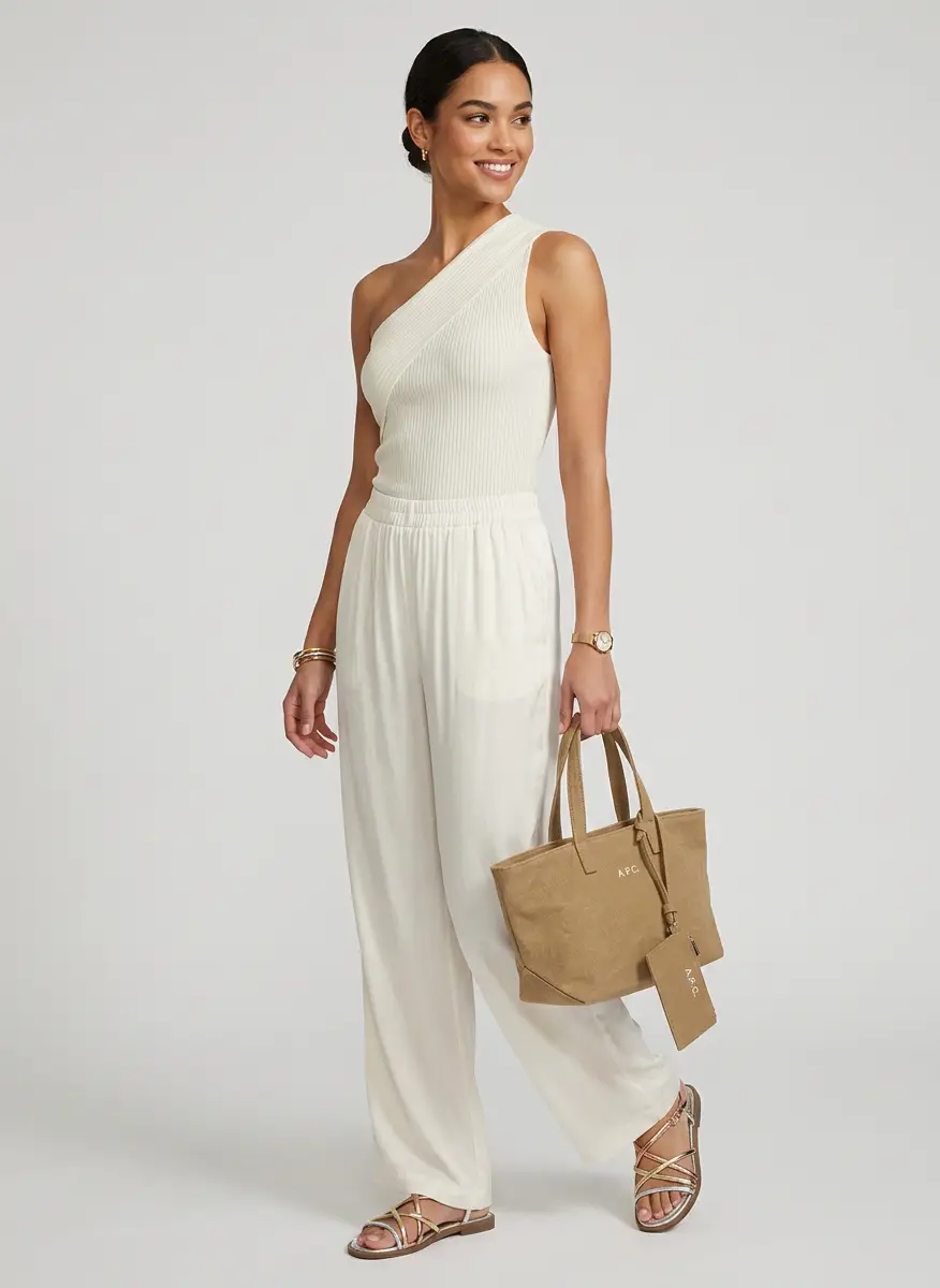 AERON White Delhi Tank Top 7
