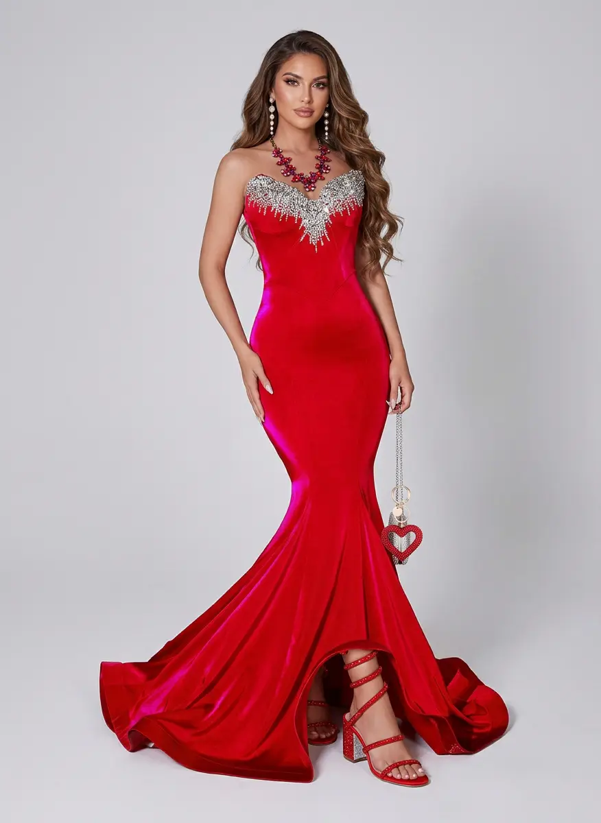Scarlet Monochrome Glamour