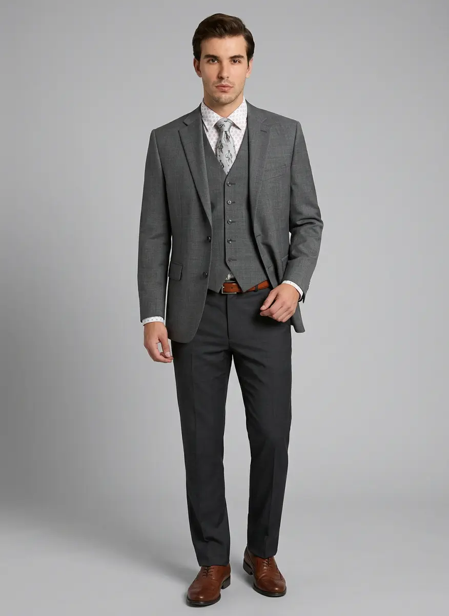 Silver Sharkskin Elegance