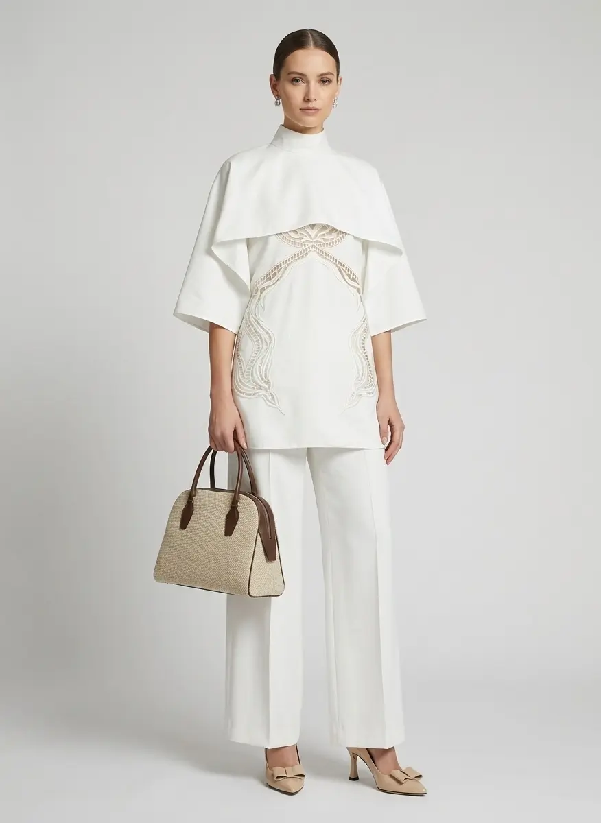 Monochrome Sculptural Elegance