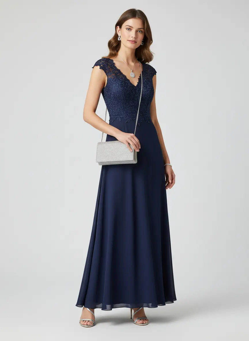 Navy Monochrome Elegance