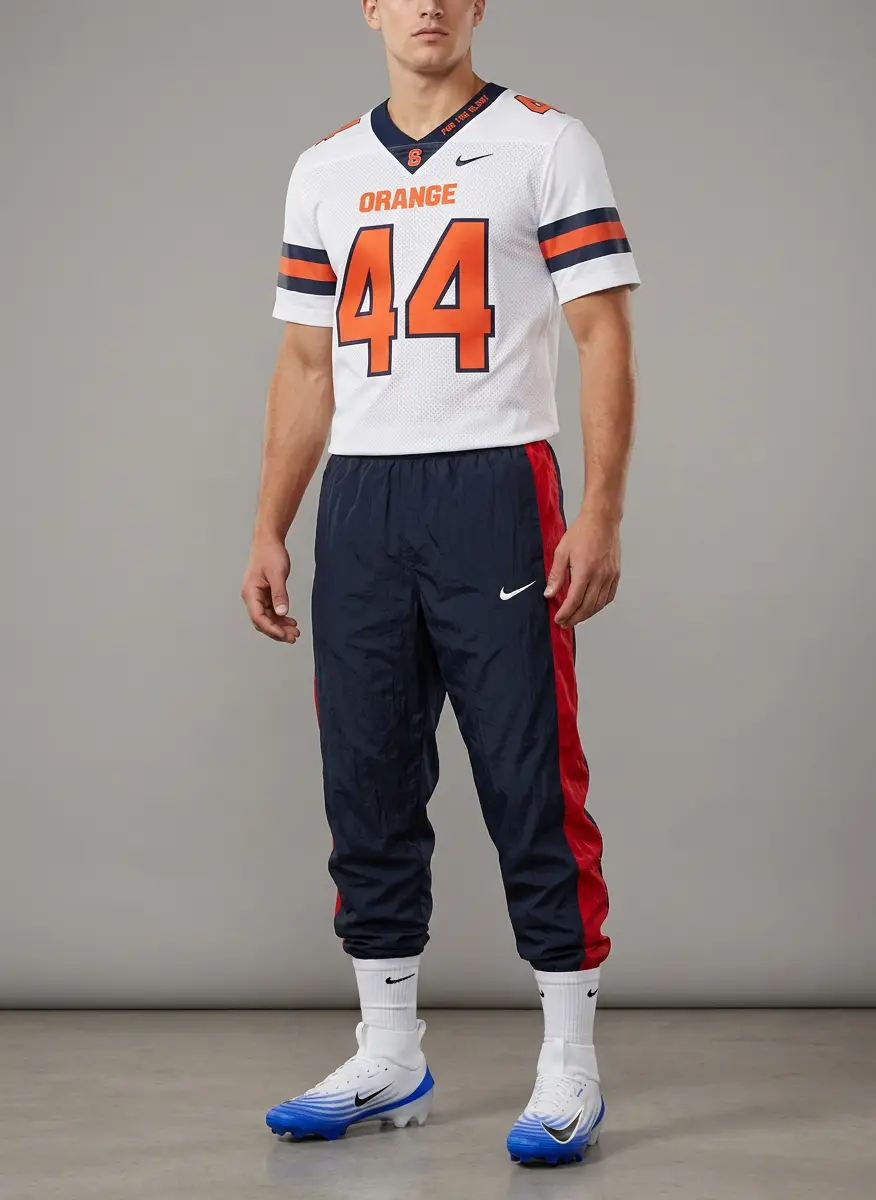NIKE Nike Men's Syracuse Orange #44 White Untouchable Football Jersey 4