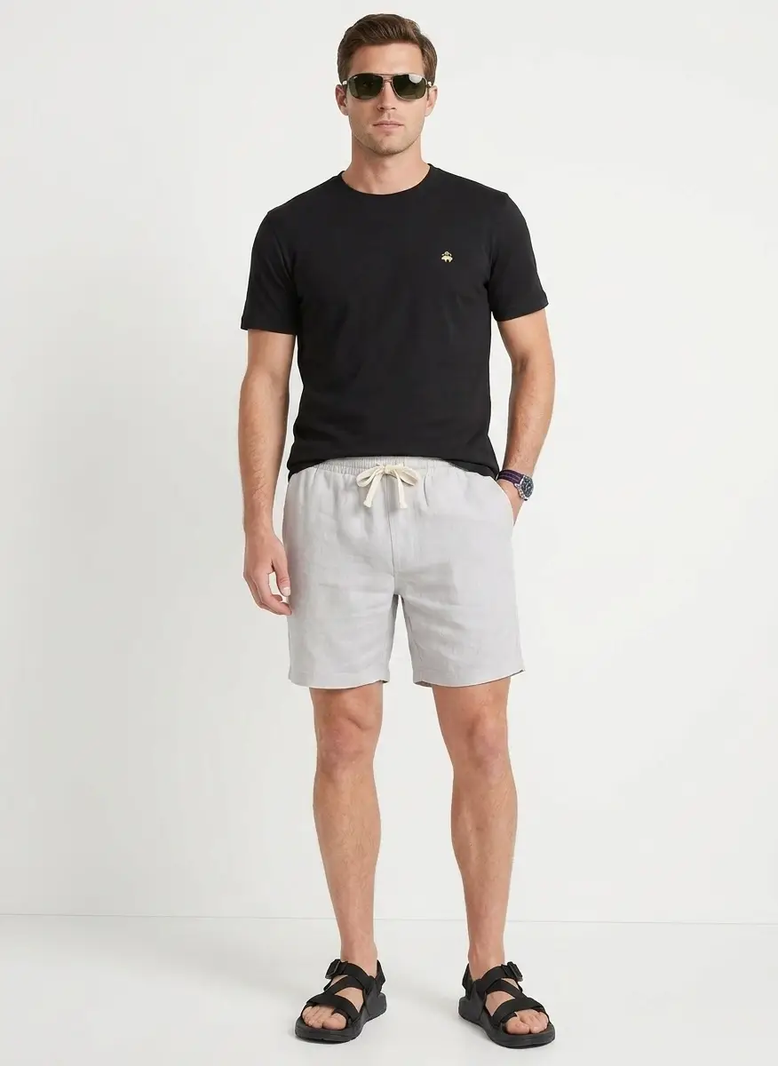 Weatherproof Vintage Men's Regular-Fit 7" Linen Shorts 4
