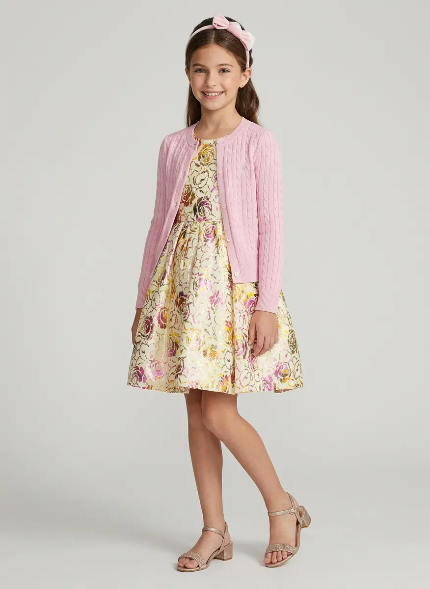 Soft Rose Petal Ensemble