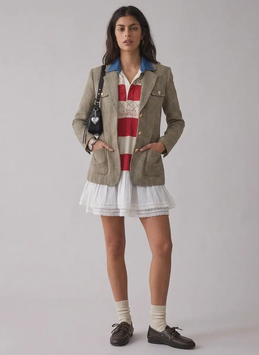 Refined Varsity Chic