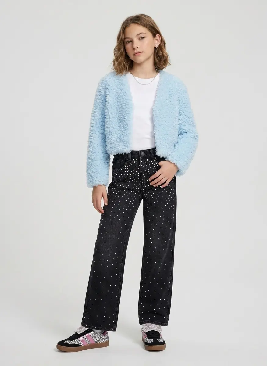 Rhinestone & Shaggy Chic
