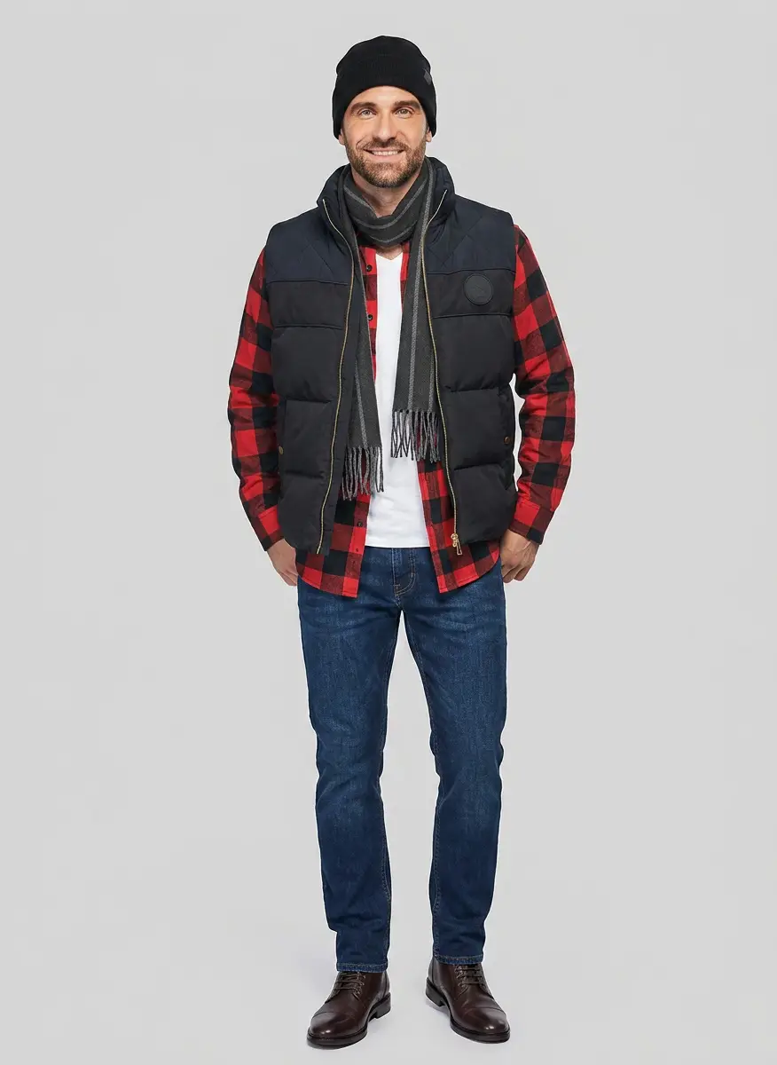 Braveman Men's Button Down Classic Fit Flannel Shirt 4