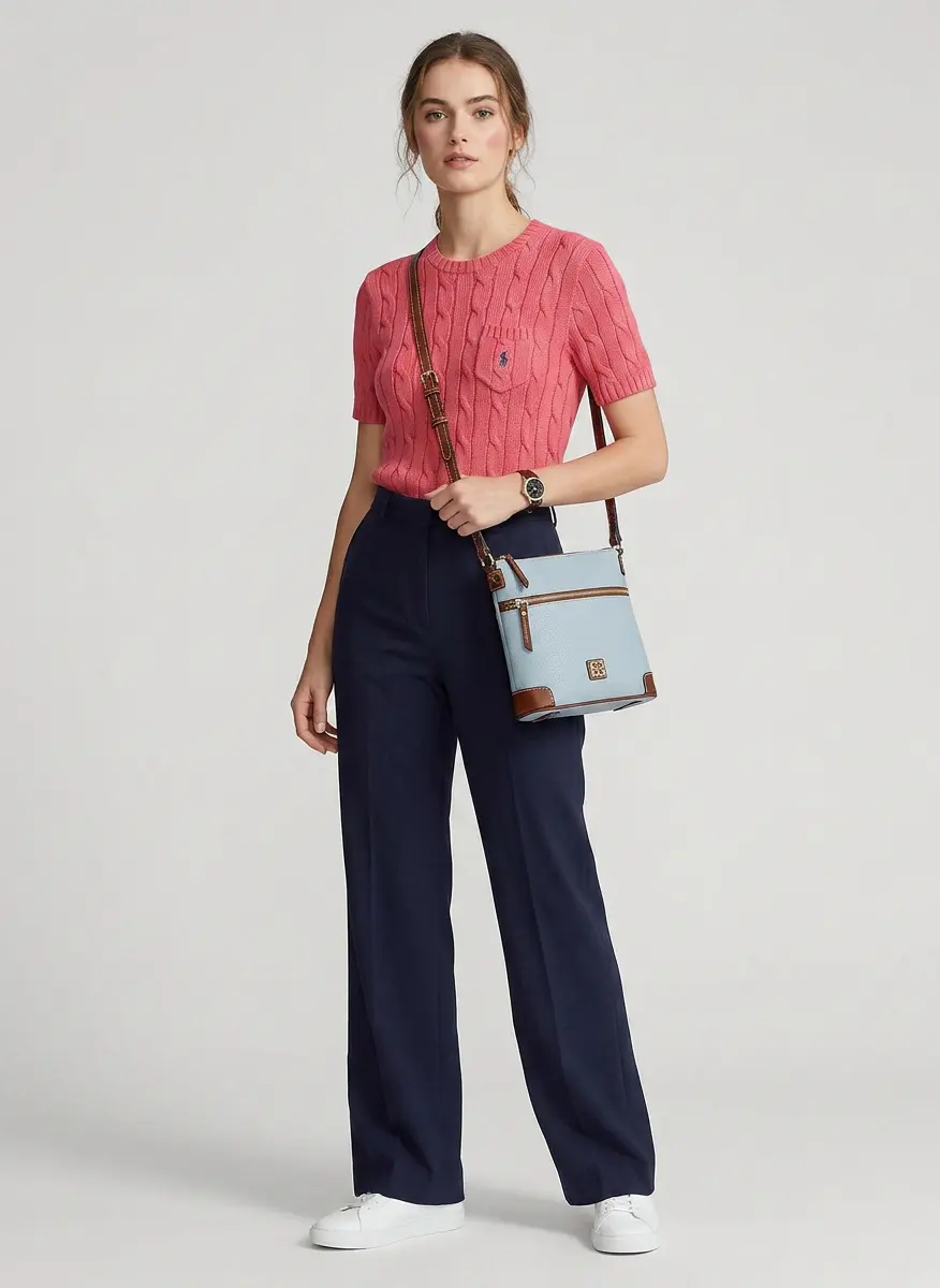 Navy & Red Smart Casual