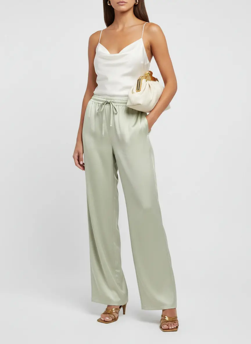 Monochromatic Satin Minimalist