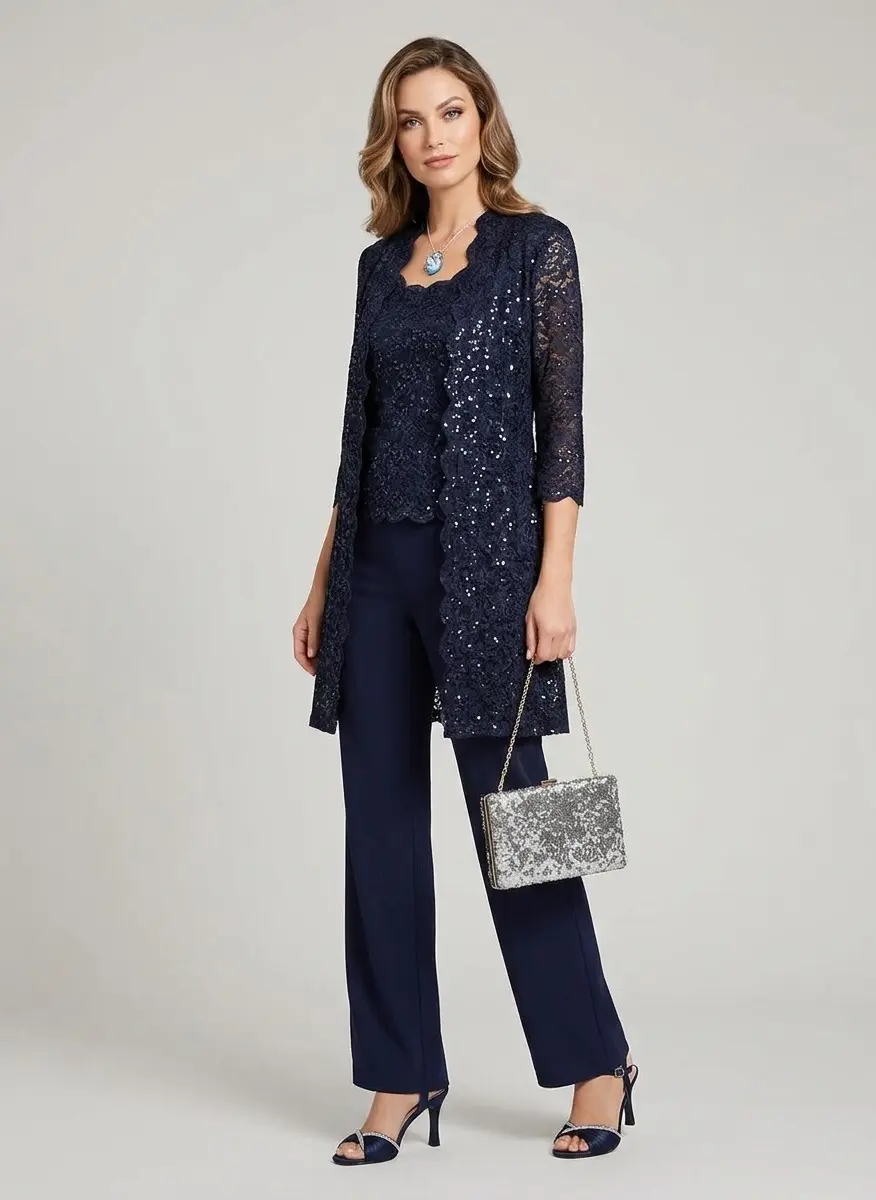 Navy Evening Glamour