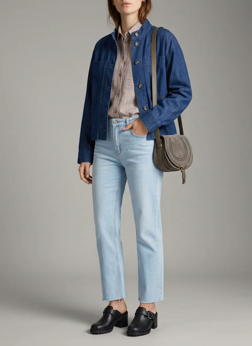 Modern Denim & Suede