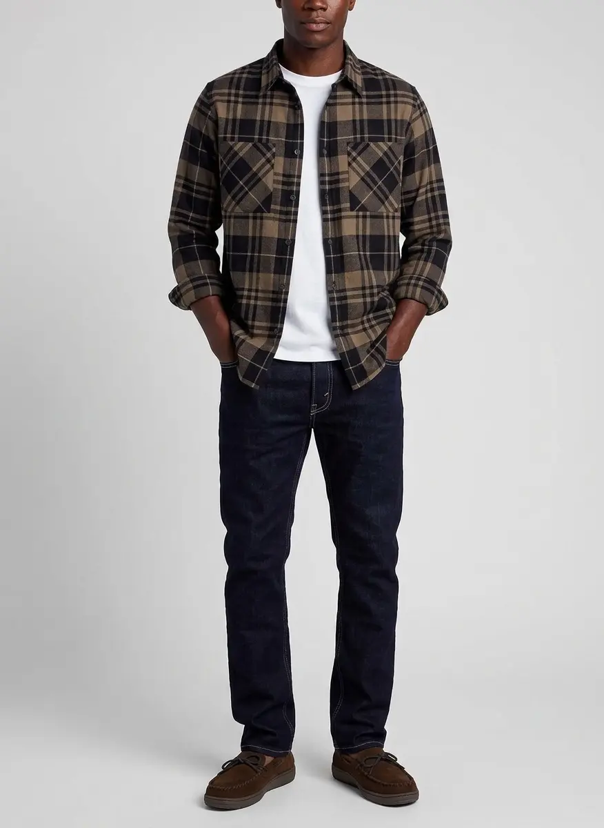 Weekend Log-Cabin Casual