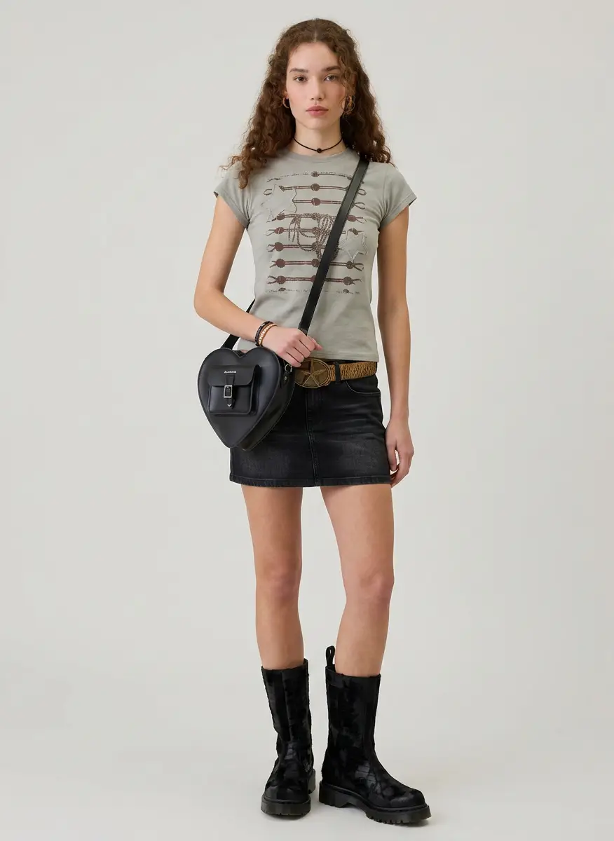 Dr. Martens Black Croc Rejena Boots 6
