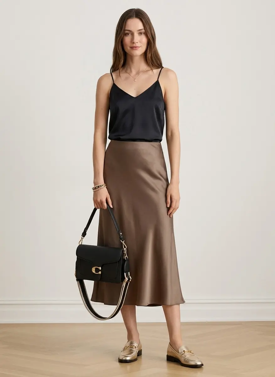 Gilded Satin Sophistication