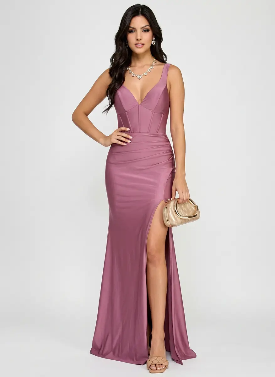 Golden Mauve Elegance