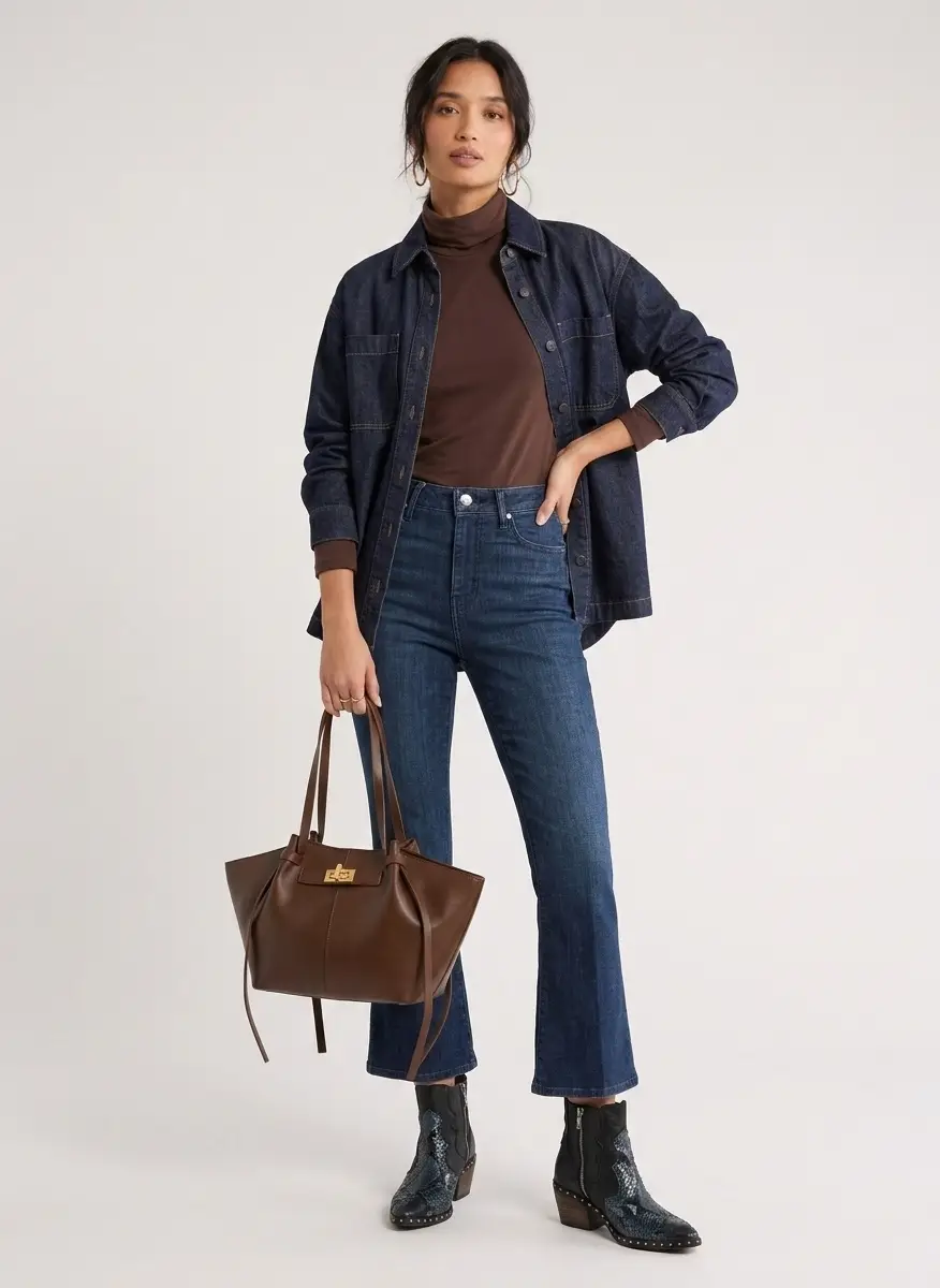 FRAME Le Cropped Mini Bootcut Jeans 5