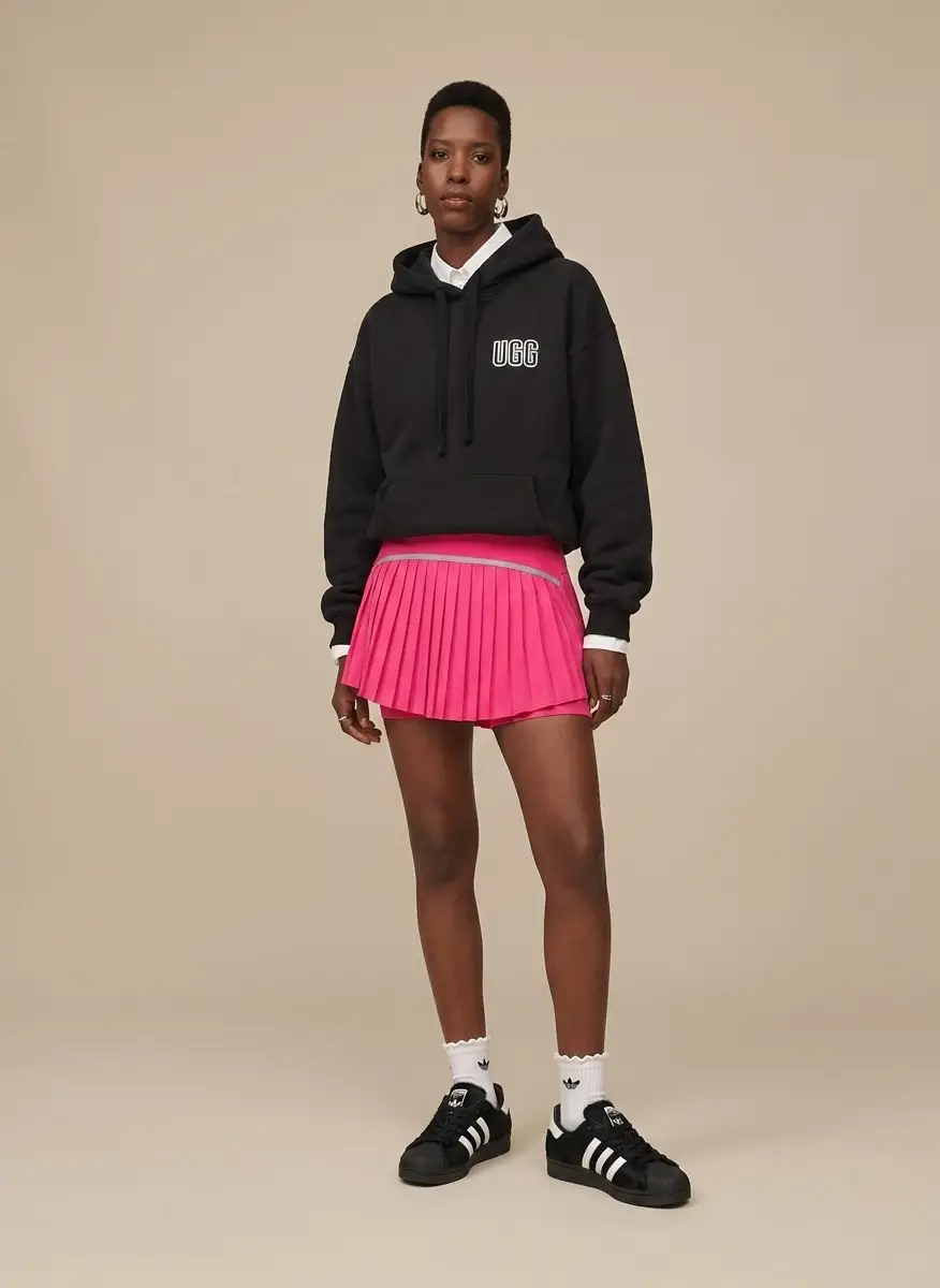 JoyGirl JoyGirl Womens Pleated Tennis Skirt with Shorts High Waisted Golf Skort Mini Skirt Workout Skirt Athletic Skorts with Pockets 6