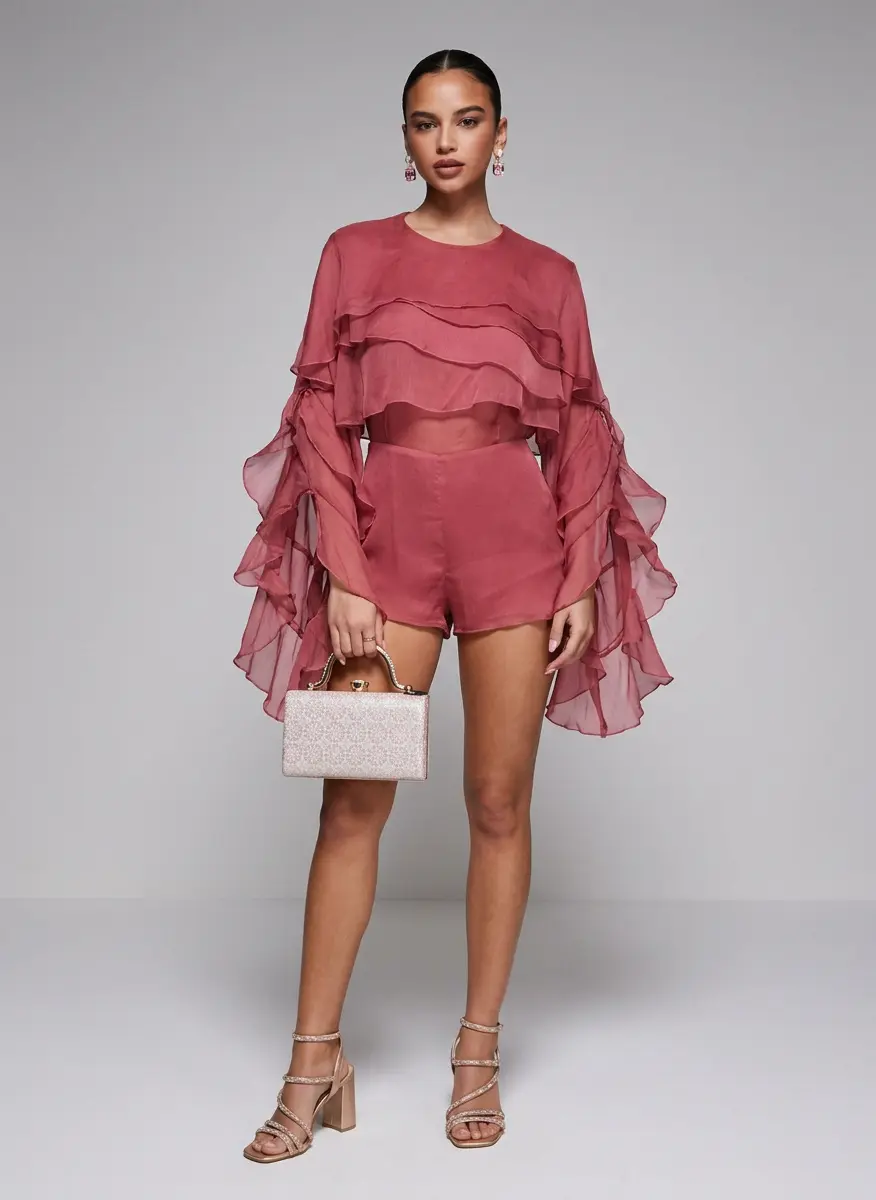 Rose Gold Evening Glamour