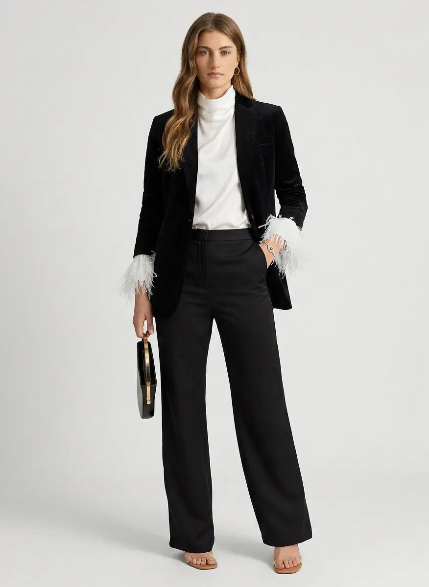 Velvet Luxe Power Suit