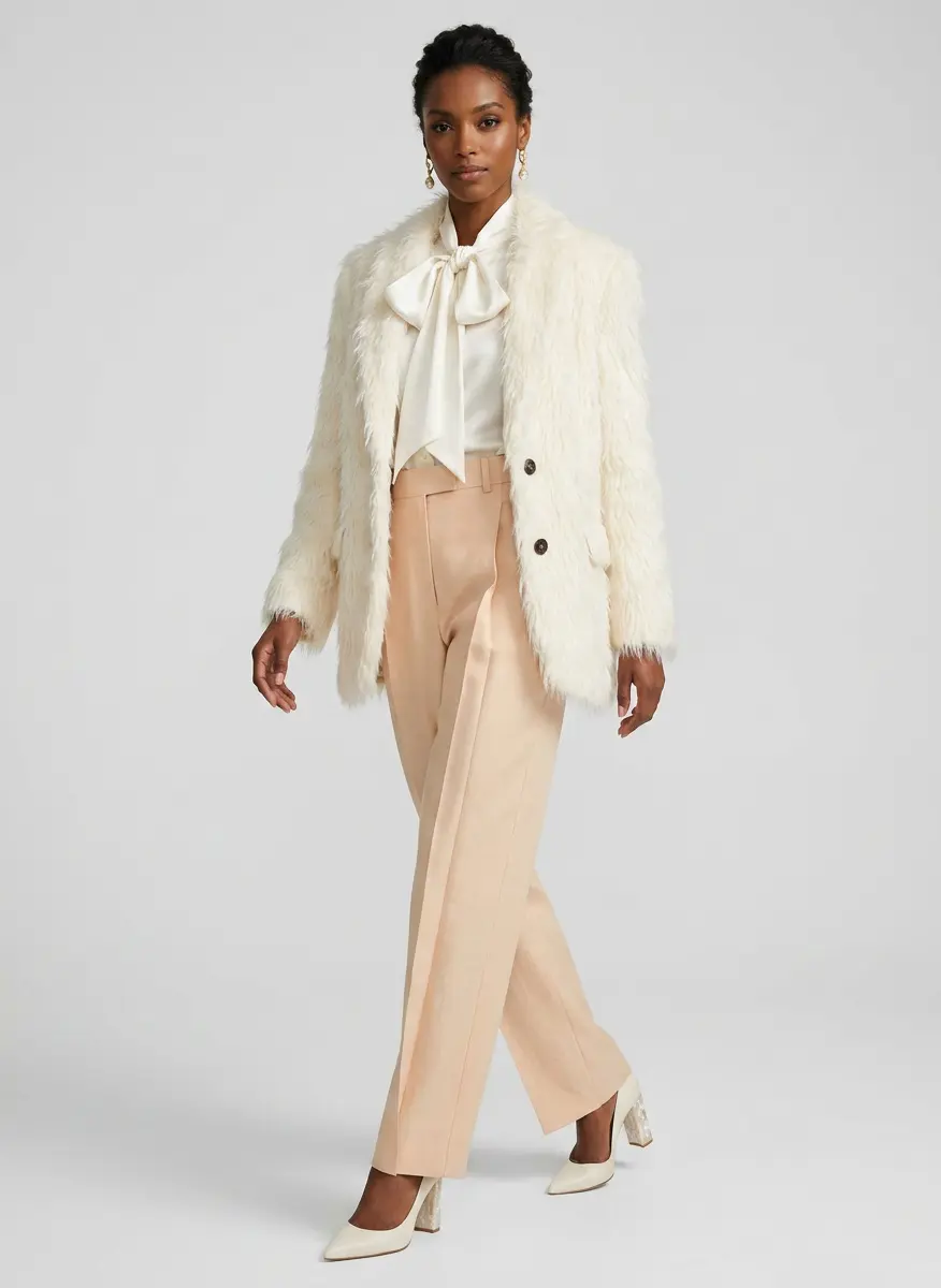 Monochromatic Ivory Elegance