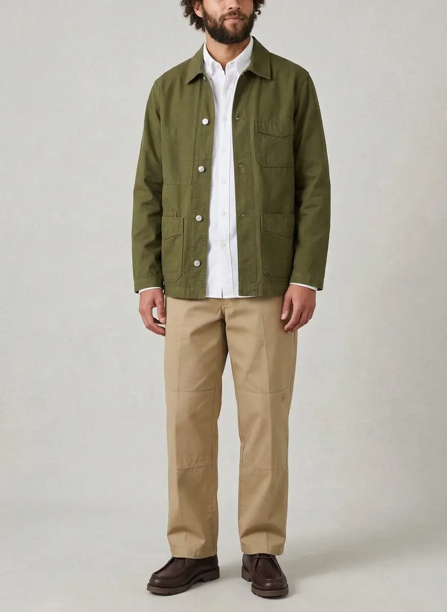 Drake's Drake's Canvas Chore Jacket 6