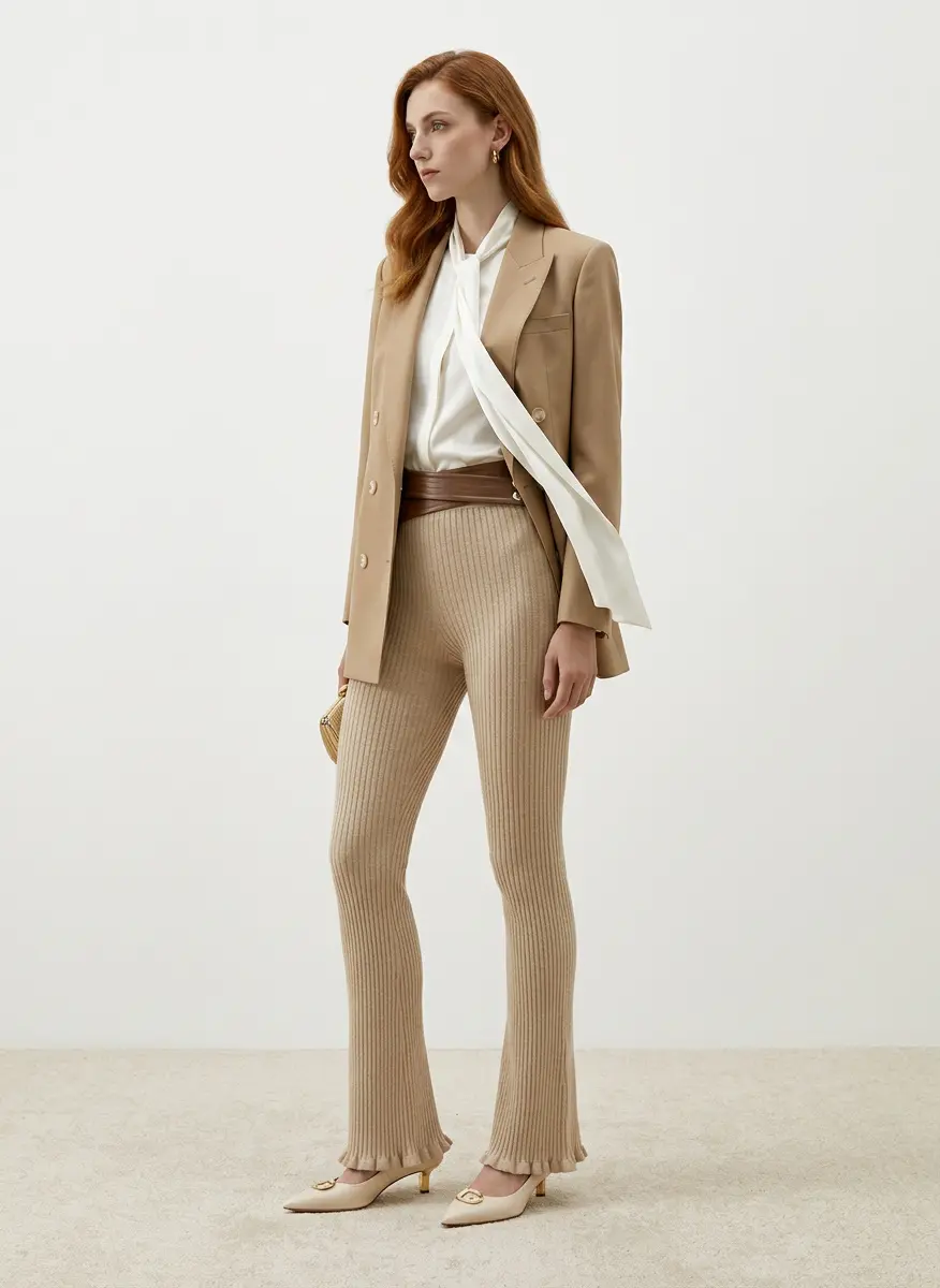 Silk & Knit Sophistication