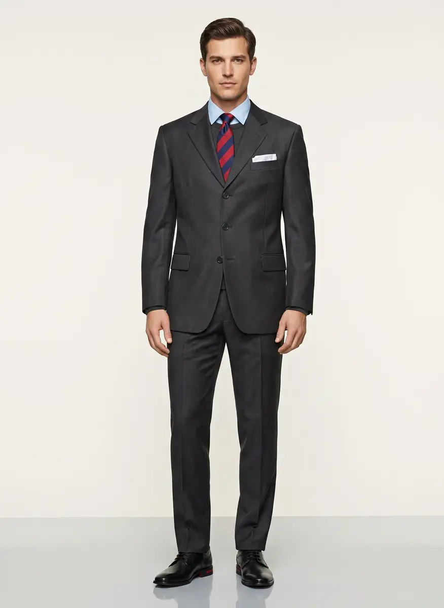 Lands' End Men's Stripe To Be Tied Tie 5