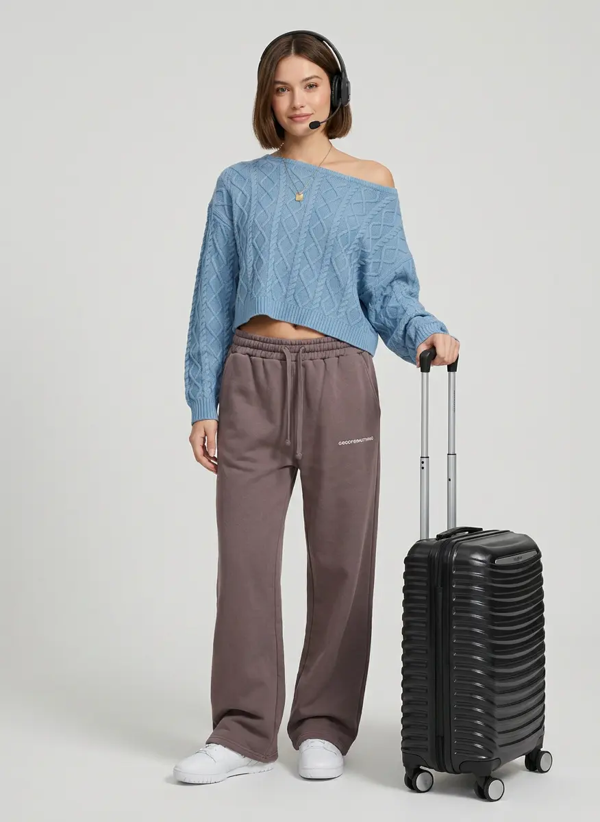 Modern Athleisure Traveler