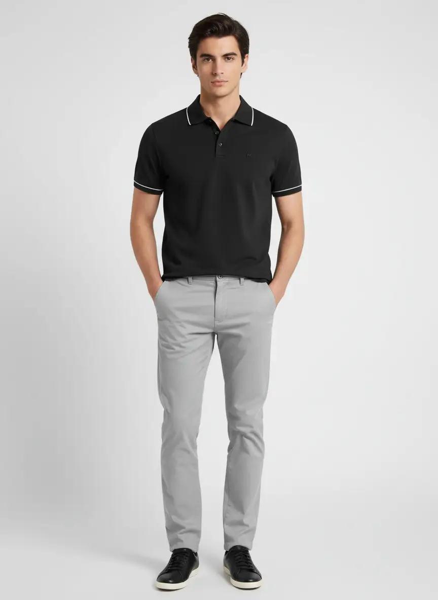 Michael Kors Gramercy Cotton Polo Shirt 7