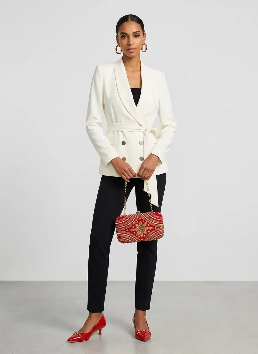 Modern Crimson Elegance