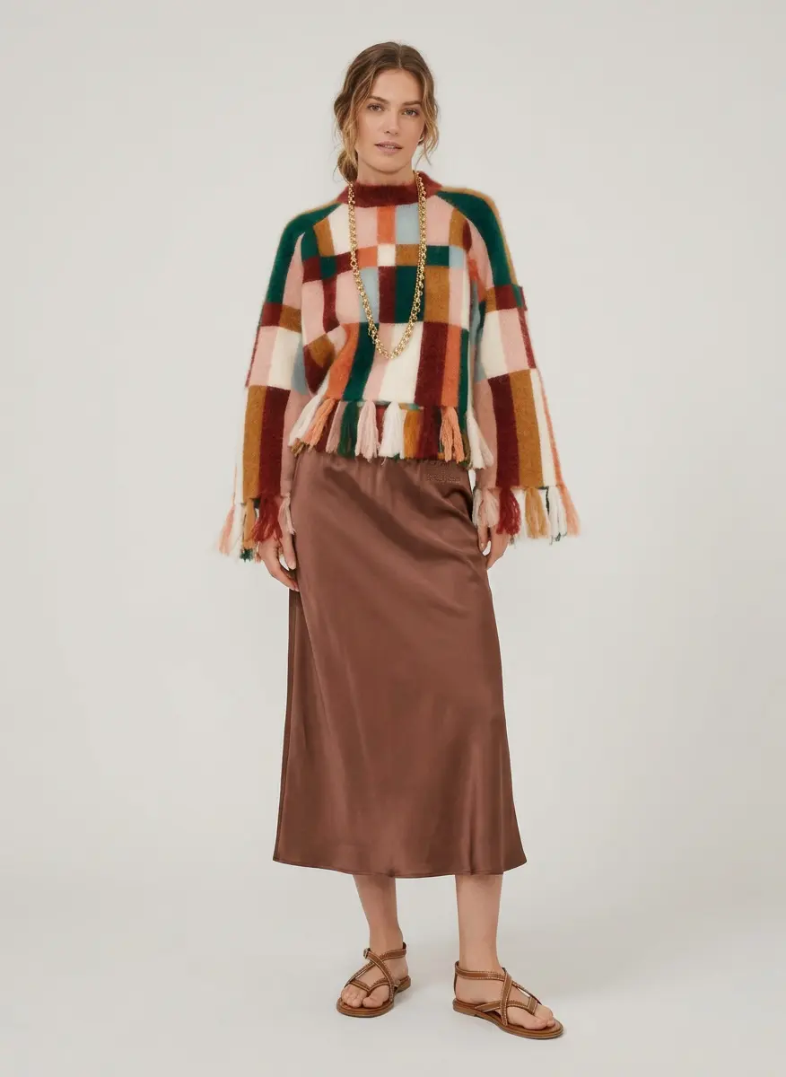 Modern Satin Contrast