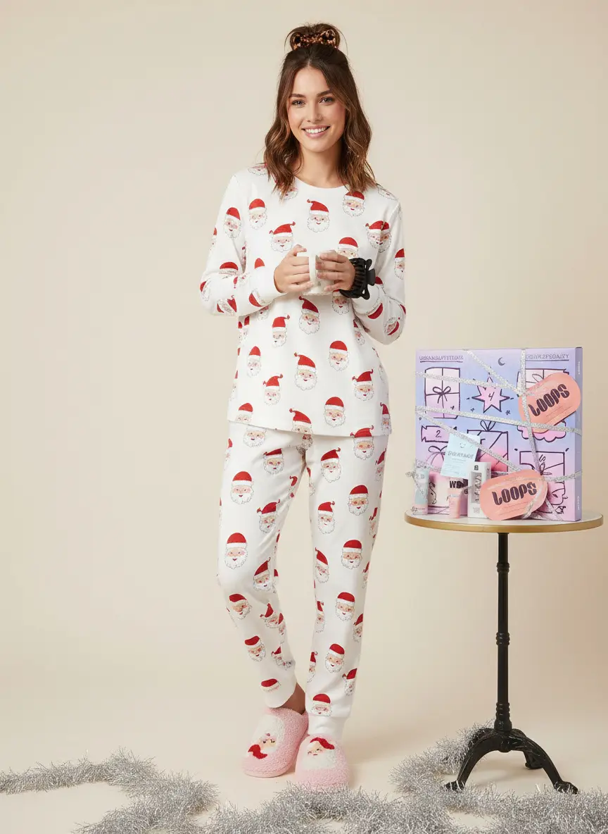 Vintage Santa Holiday Lounge