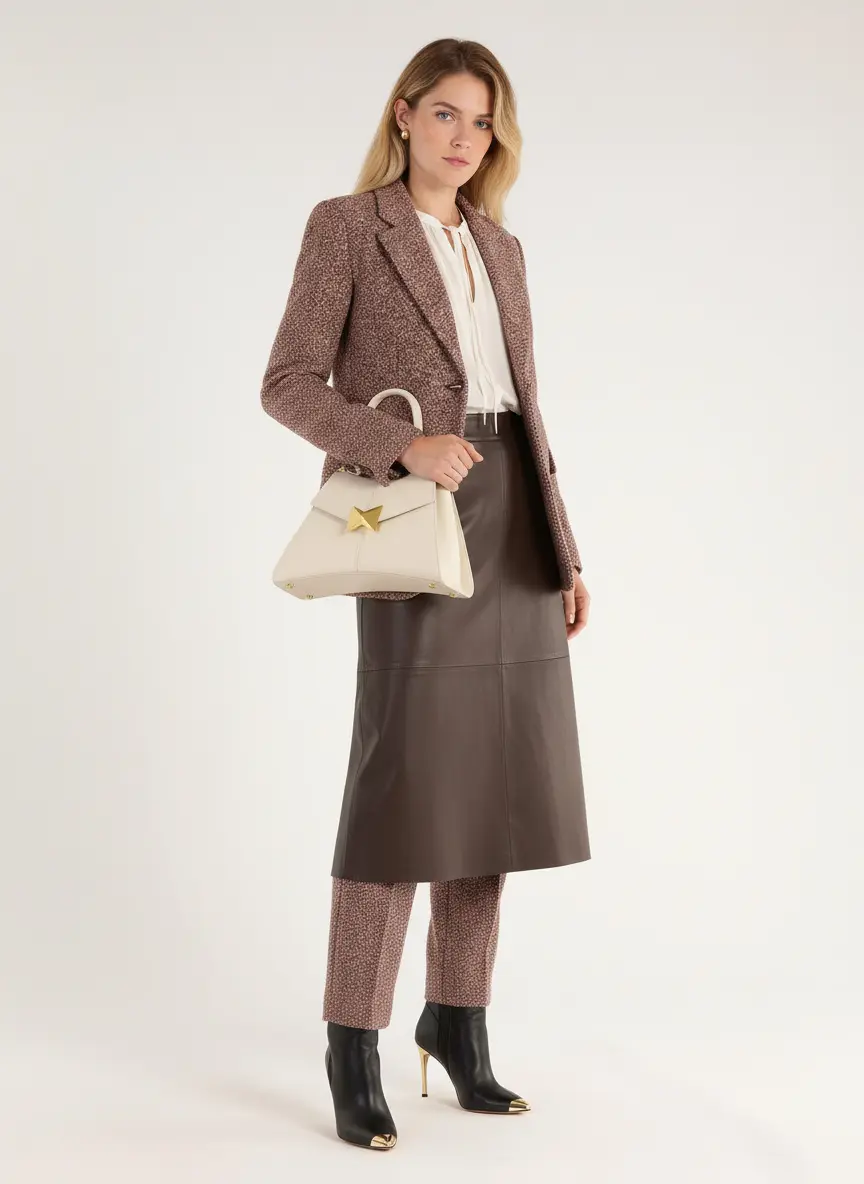 Tweed Texture & Warm Tones