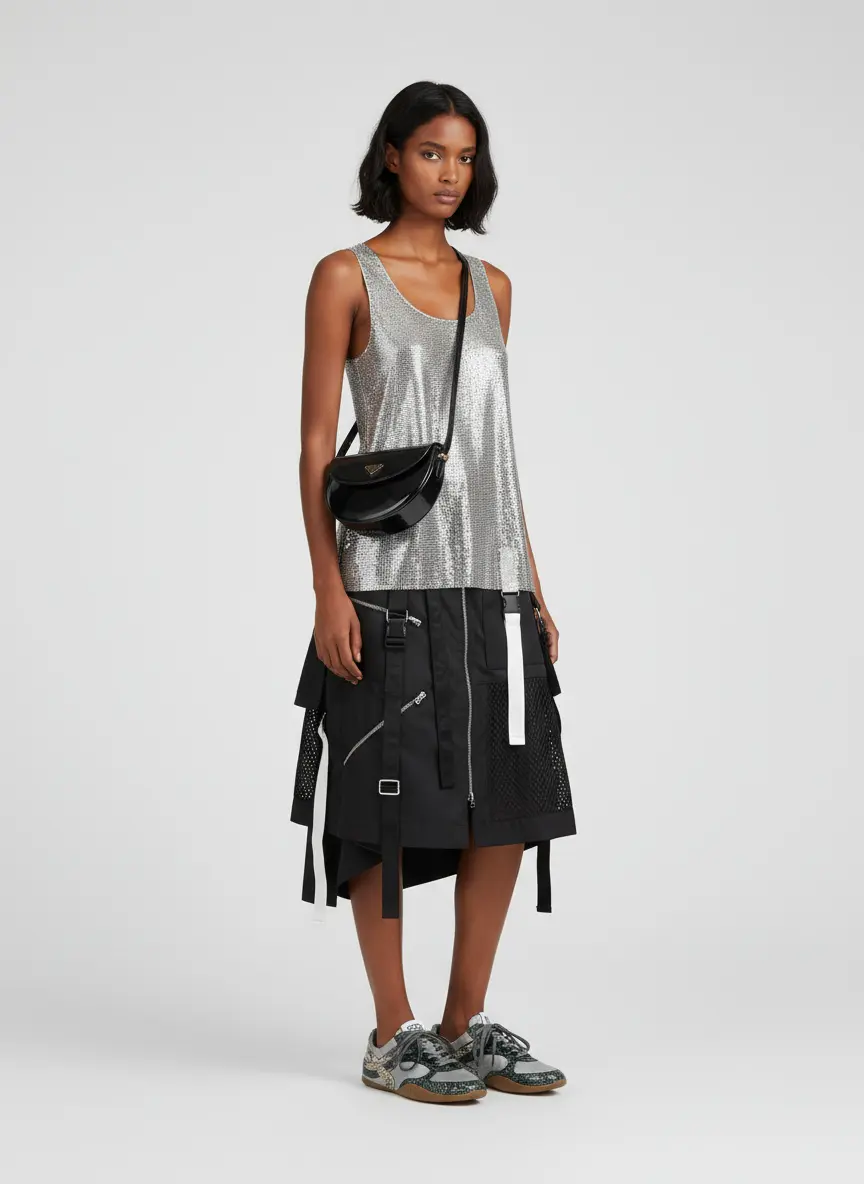 High-Contrast Sculptural