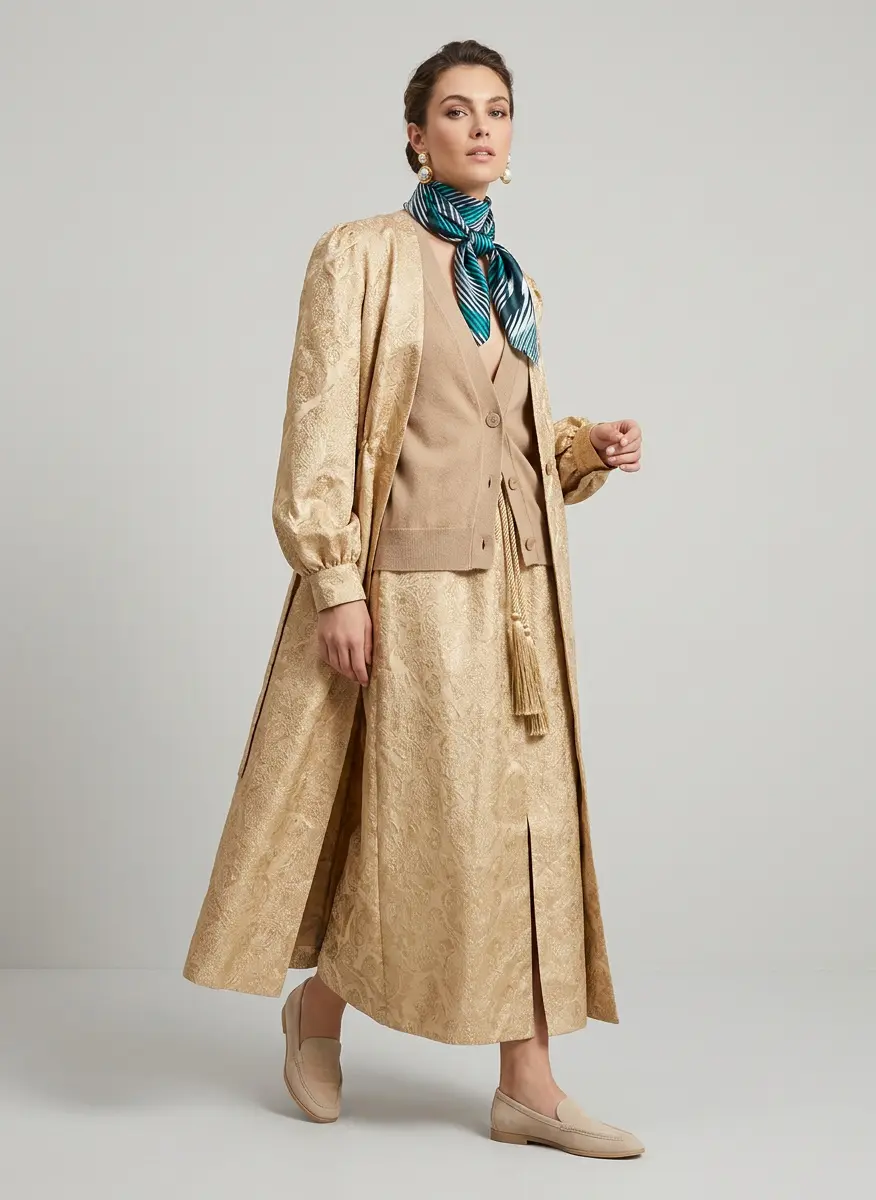 Autumnal Silk Layering