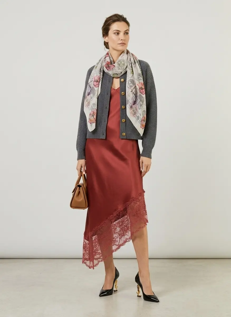 Transitional Satin Elegance