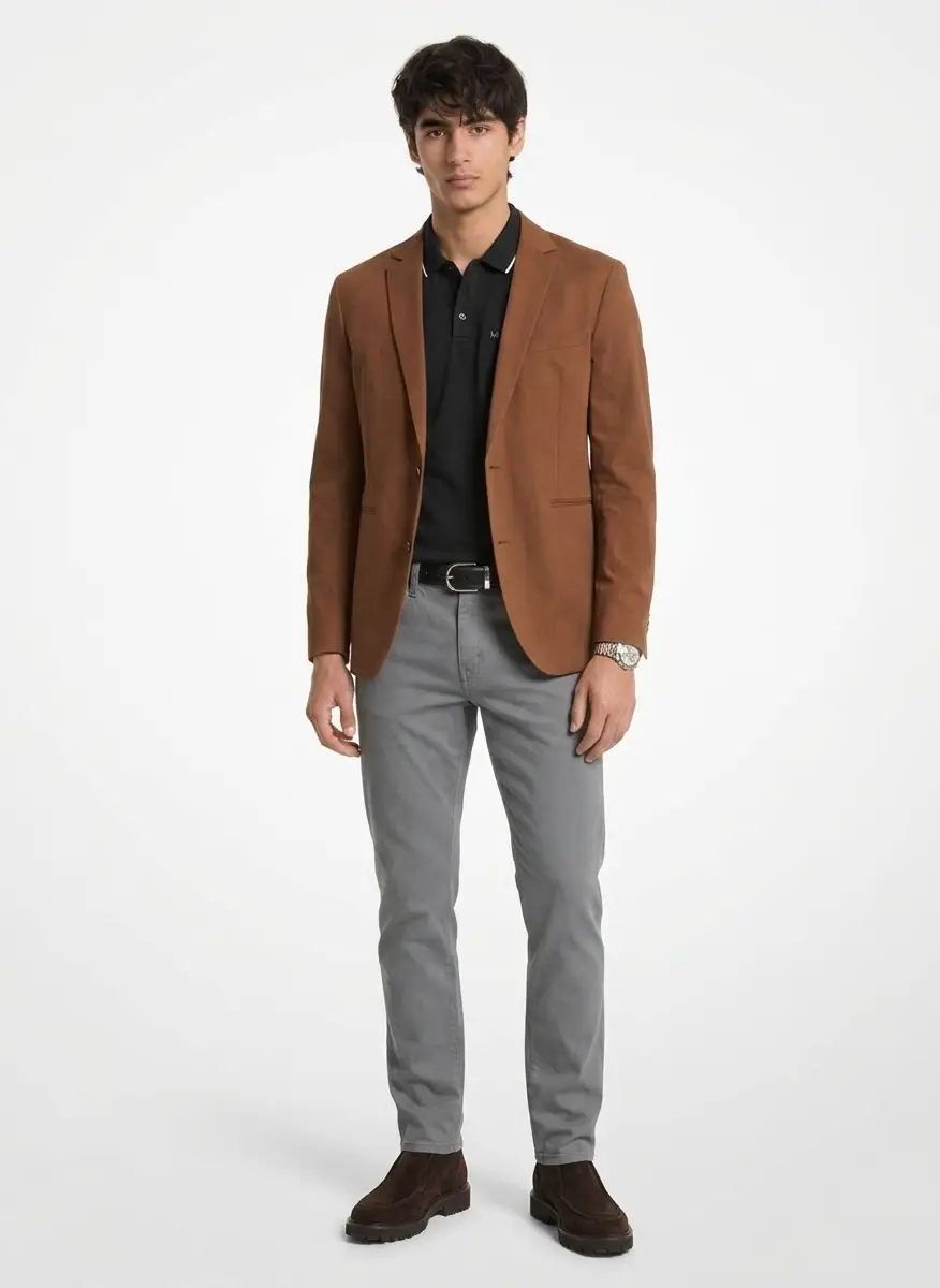 Michael Kors Gramercy Cotton Polo Shirt 6