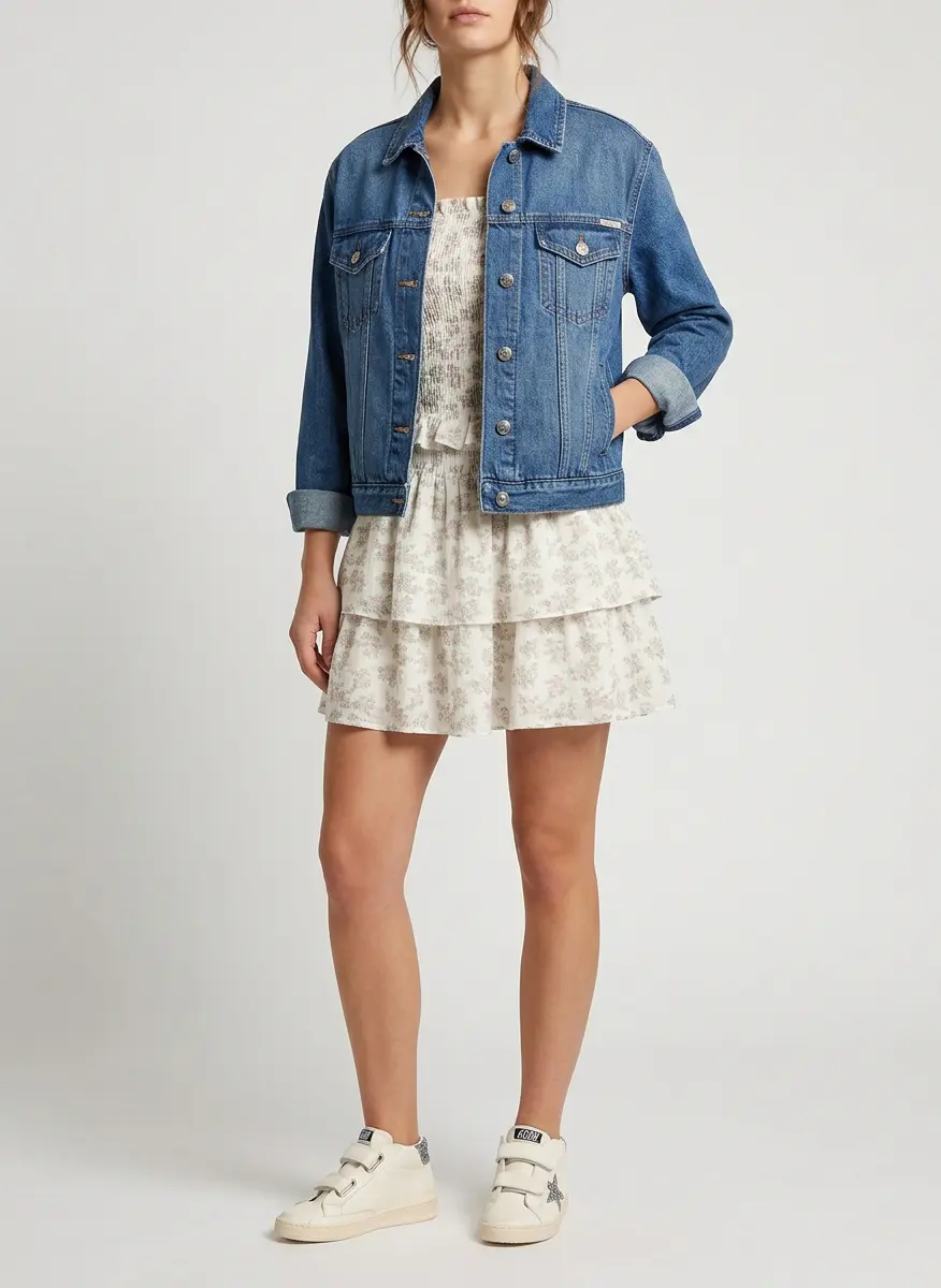 Denim & Sparkle Chic
