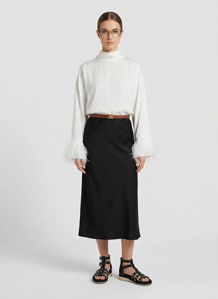Monochrome Evening Elegance