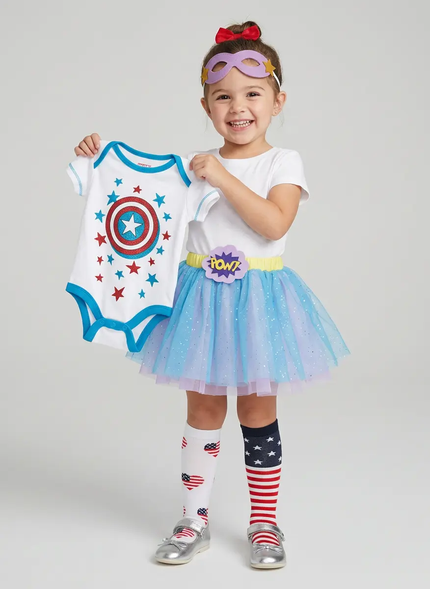 The Little Avenger Tutu Look