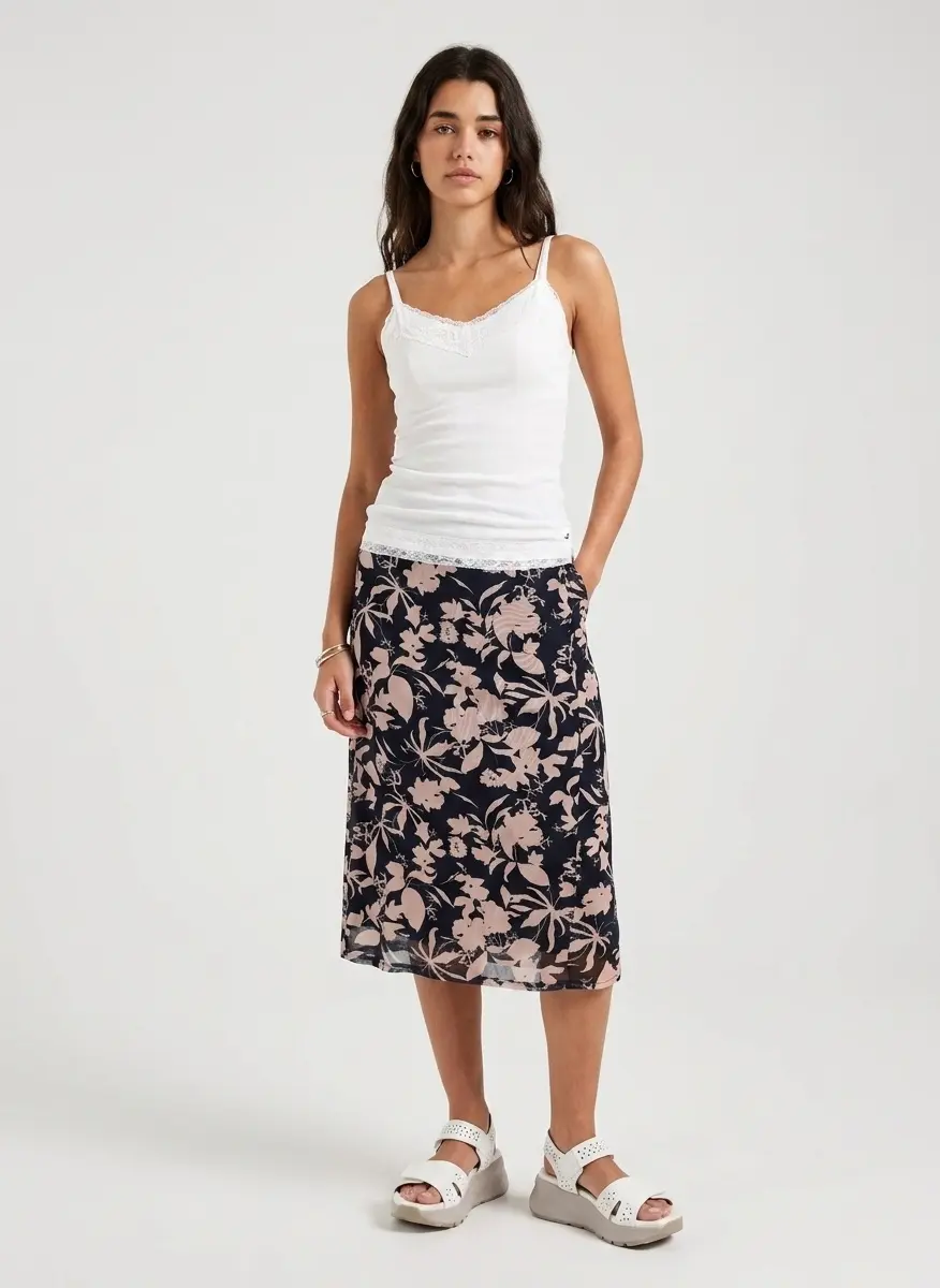 Edgy Floral Contrast