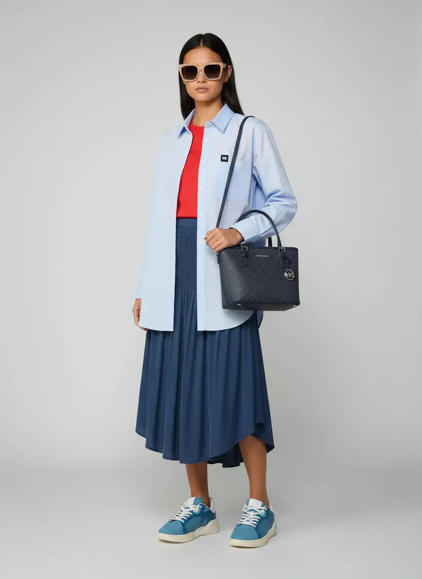 Monochromatic Navy Layers