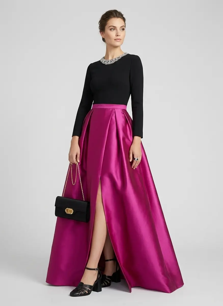 Modern Black-Tie Magenta