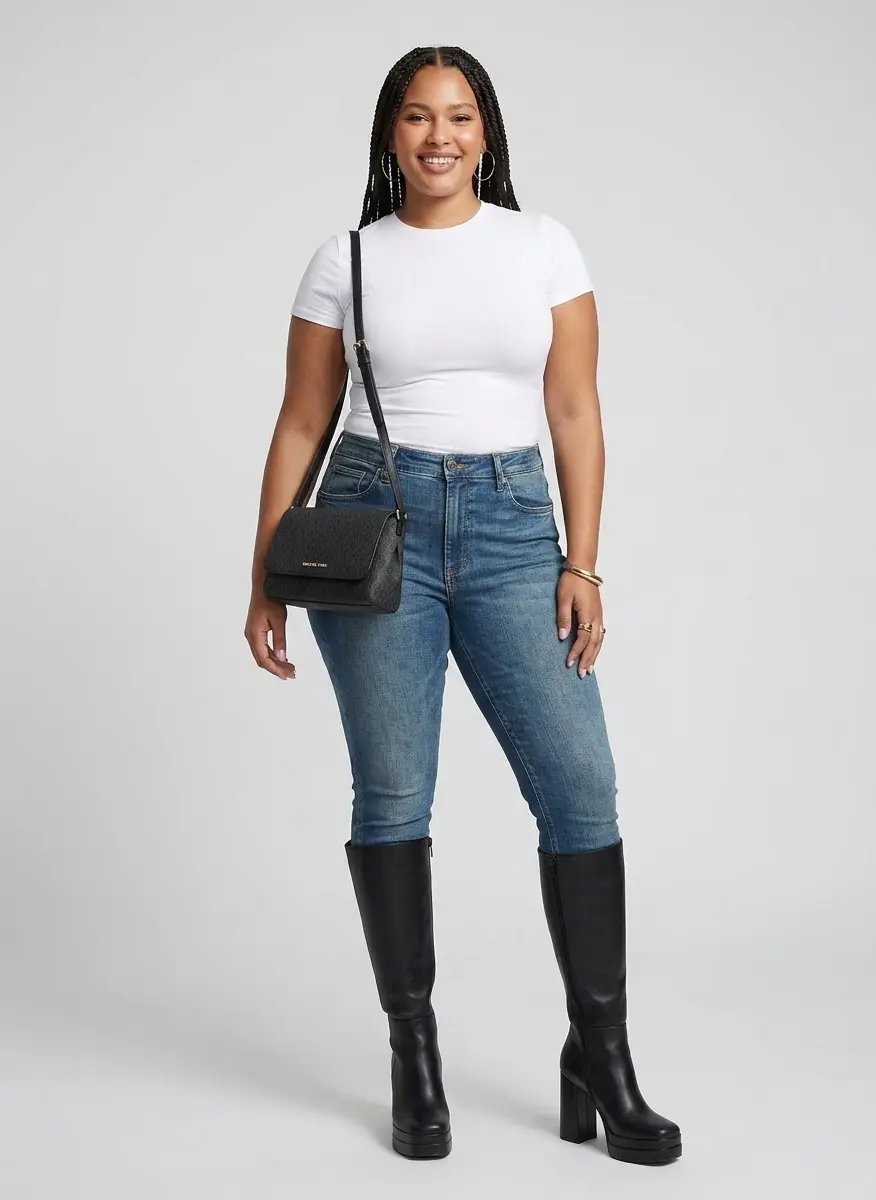 Michael Kors Medium Logo Convertible Crossbody Bag 8