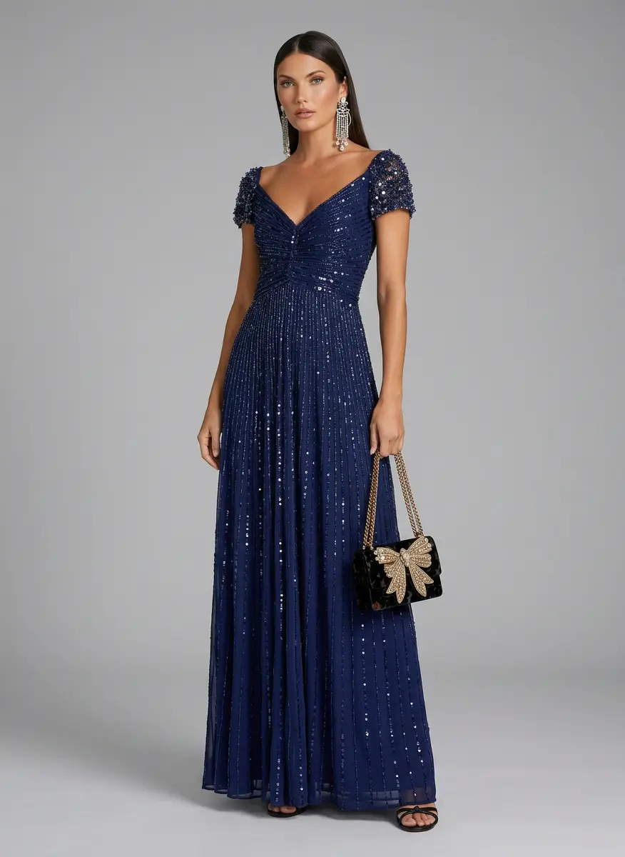 Shimmering Sapphire Evening