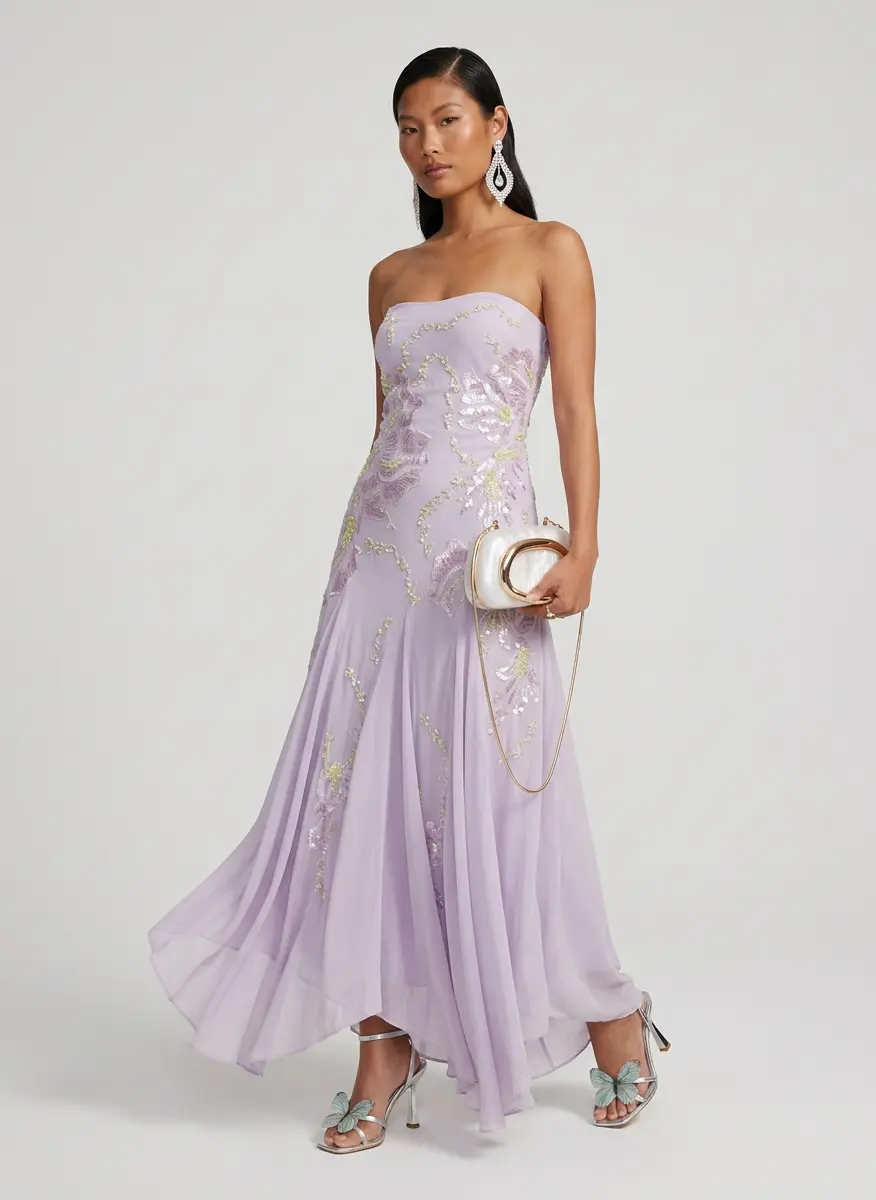 Shimmering Floral Elegance