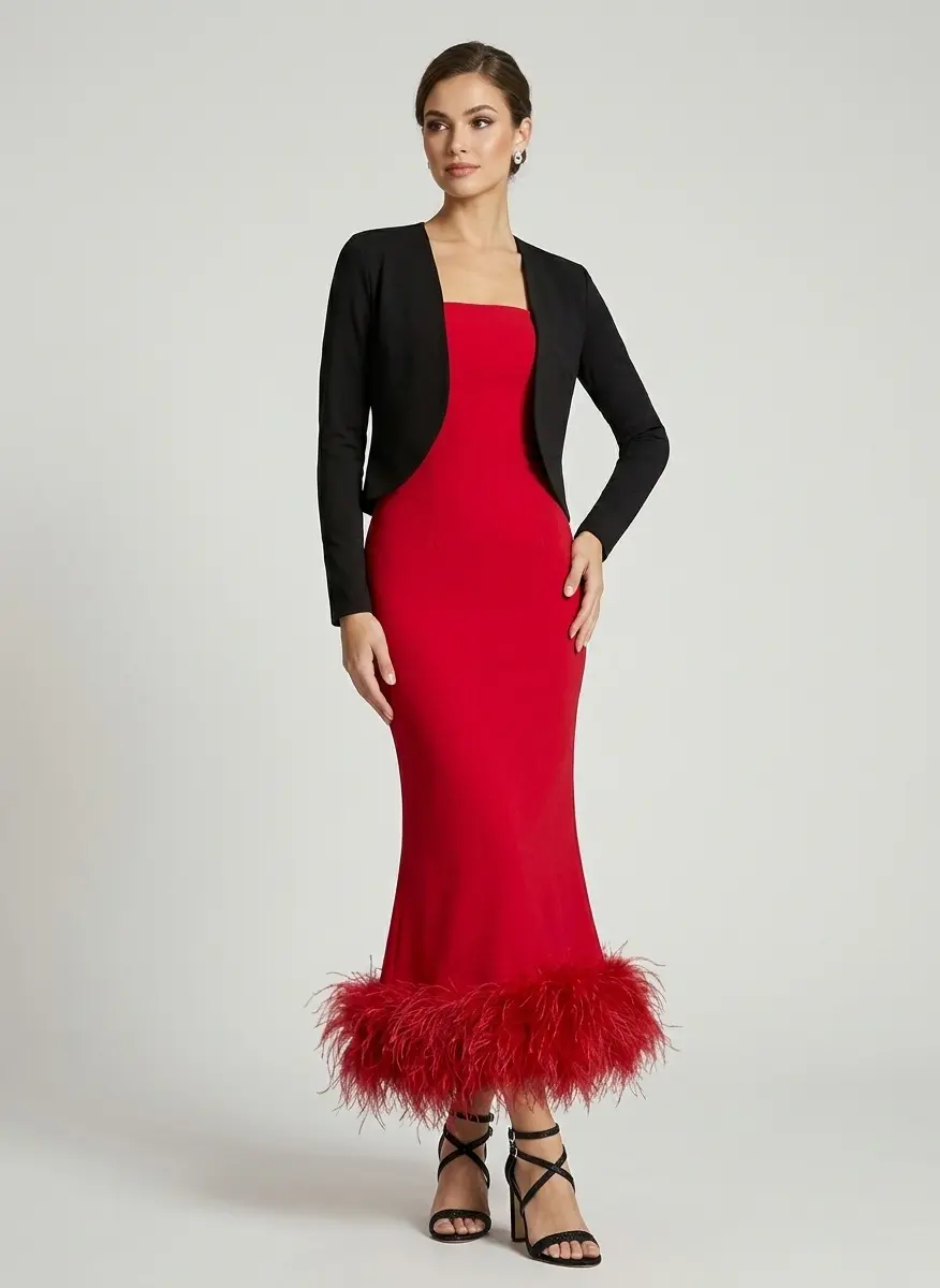 Crimson & Black Elegance