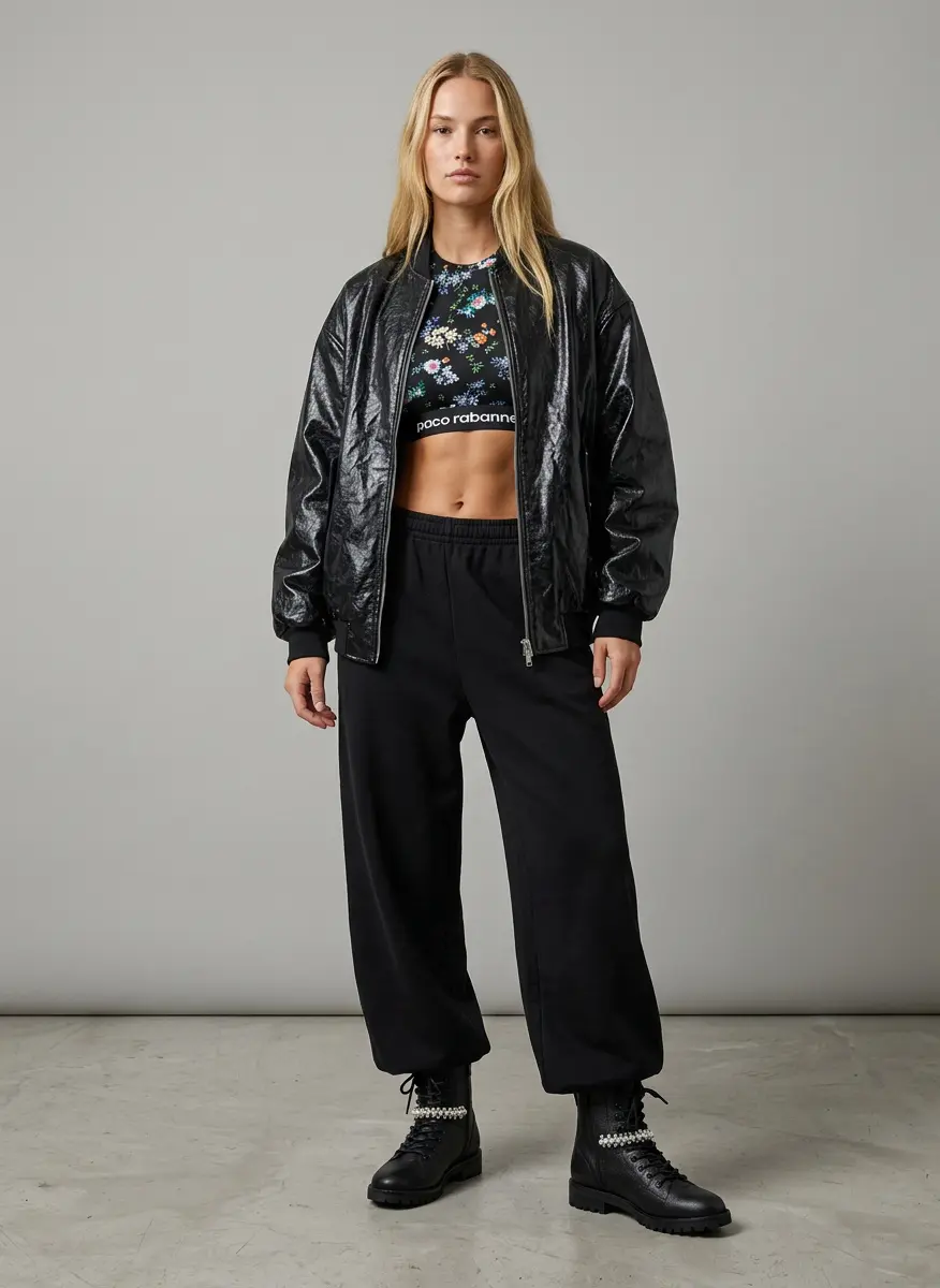 High-Contrast Sporty Luxe