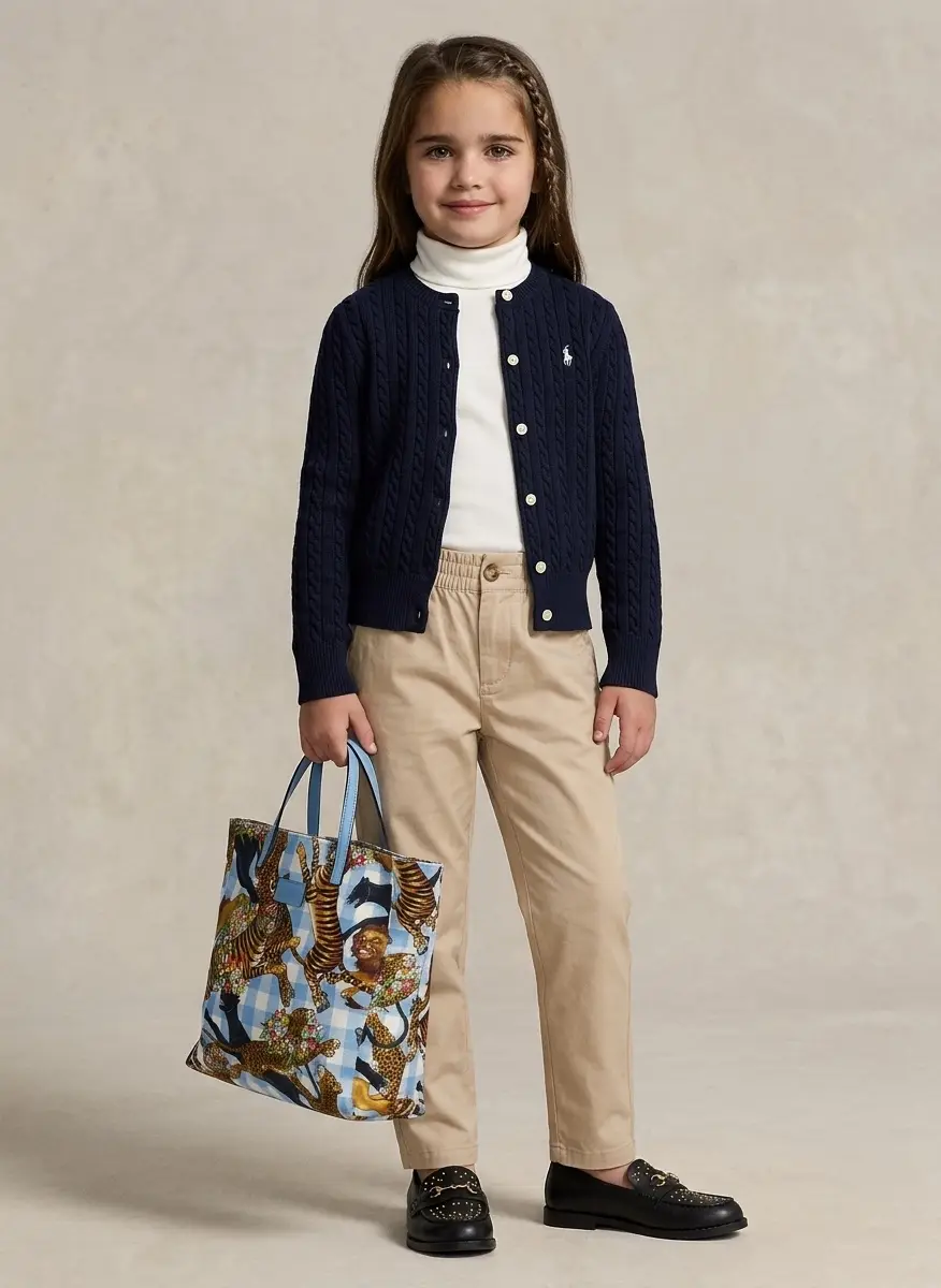 Ralph Lauren Girls' Cable-Knit Cardigan - Little Kid, Big Kid 5